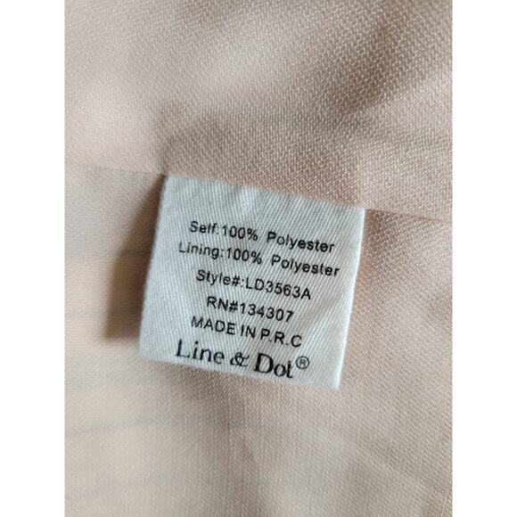 Line & Dot St. Marguerite Dress Small Striped Sleeveless Sheath Knee-Length Chic - Picture 13 of 13